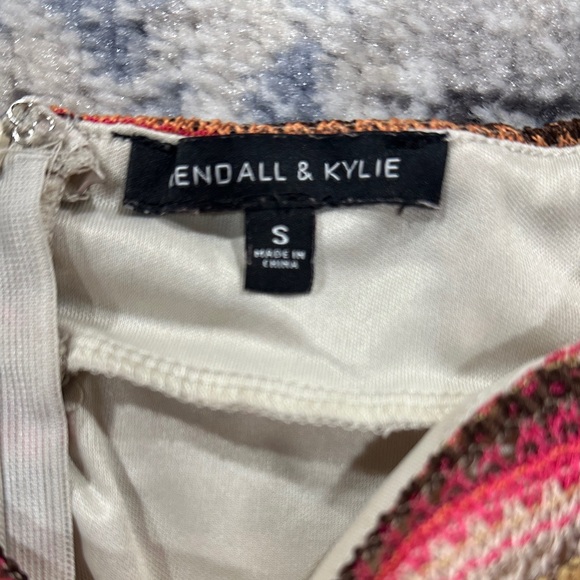 Kendall & Kylie Crochet Striped Mini Skirt – Size Small - Picture 2 of 10